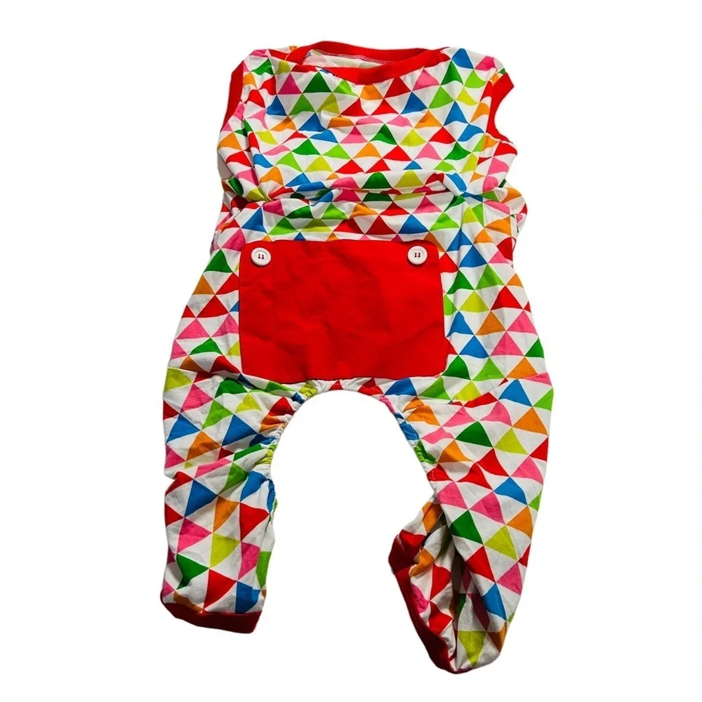Wondershop Colorful Triangle Print Dog and Cat Pajamas Size Large